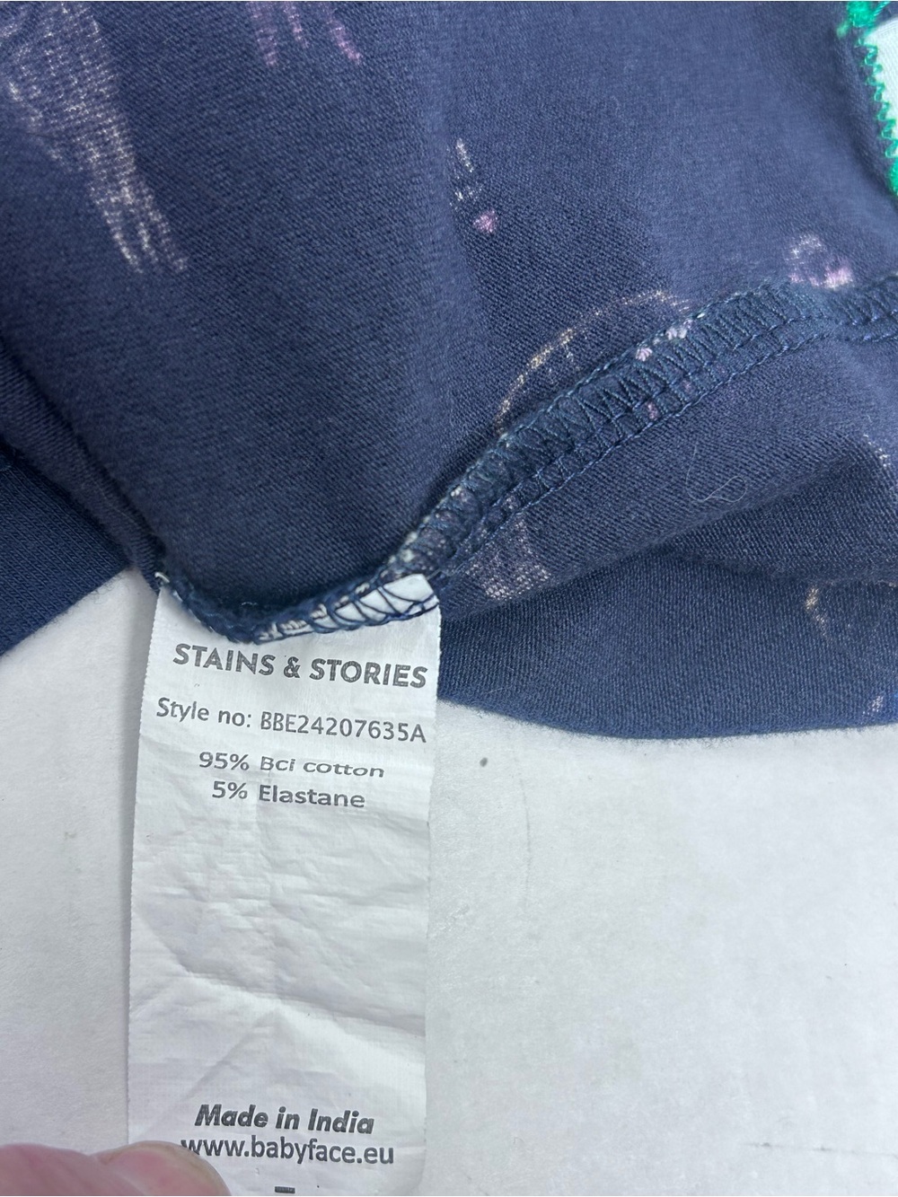 Navy Blue Kids Tee with Playful Seagull Print size 7/8 - Picture 7 of 8